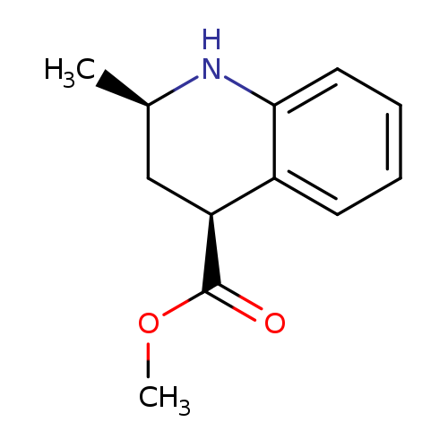 (+/-)-cis-2-methyl-1,2,3,4-tetrahydro-quinoline-4-carboxylic acid methyl ester