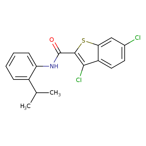 3,6-dichloro-N-(2-isopropylphenyl)-1-benzothiophene-2-carboxamide