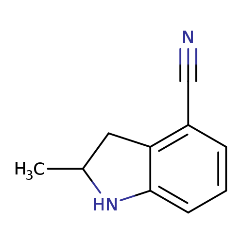 2-methyl-2,3-dihydro-1H-indole-4-carbonitrile