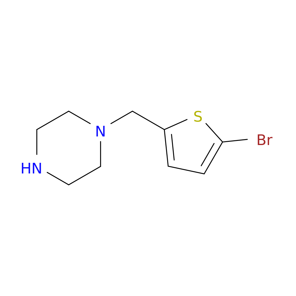 1-[(5-Bromothien-2-yl)methyl]piperazine