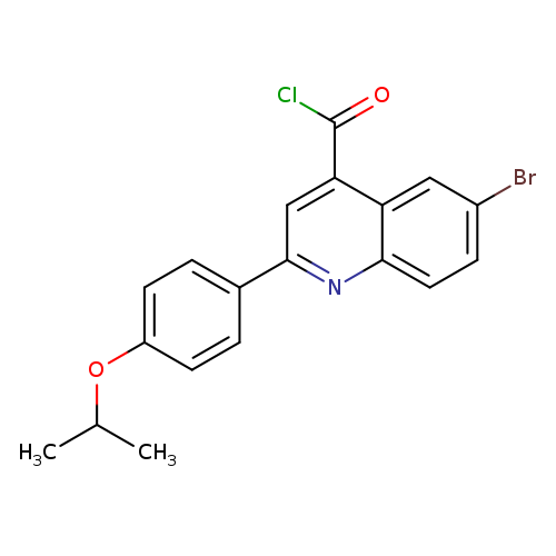 6-Bromo-2-(4-isopropoxyphenyl)quinoline-4-carbonyl chloride