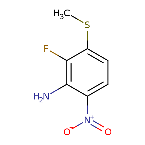 2-fluoro-3-(methylsulfanyl)-6-nitroaniline