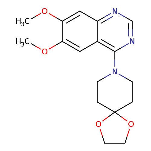 8-(6,7-dimethoxyquinazolin-4-yl)-1,4-dioxa-8-azaspiro[4.5]decane