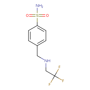 4-([(2,2,2-Trifluoroethyl)amino]methyl)benzene-1-sulfonamide