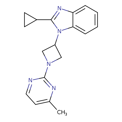 2-cyclopropyl-1-[1-(4-methylpyrimidin-2-yl)azetidin-3-yl]-1H-1,3-benzodiazole