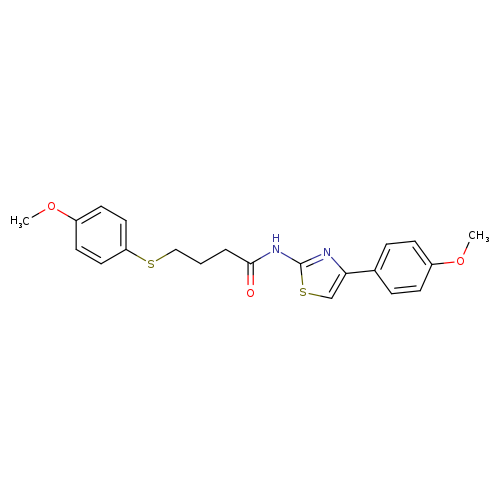N-[4-(4-methoxyphenyl)-1,3-thiazol-2-yl]-4-[(4-methoxyphenyl)sulfanyl]butanamide