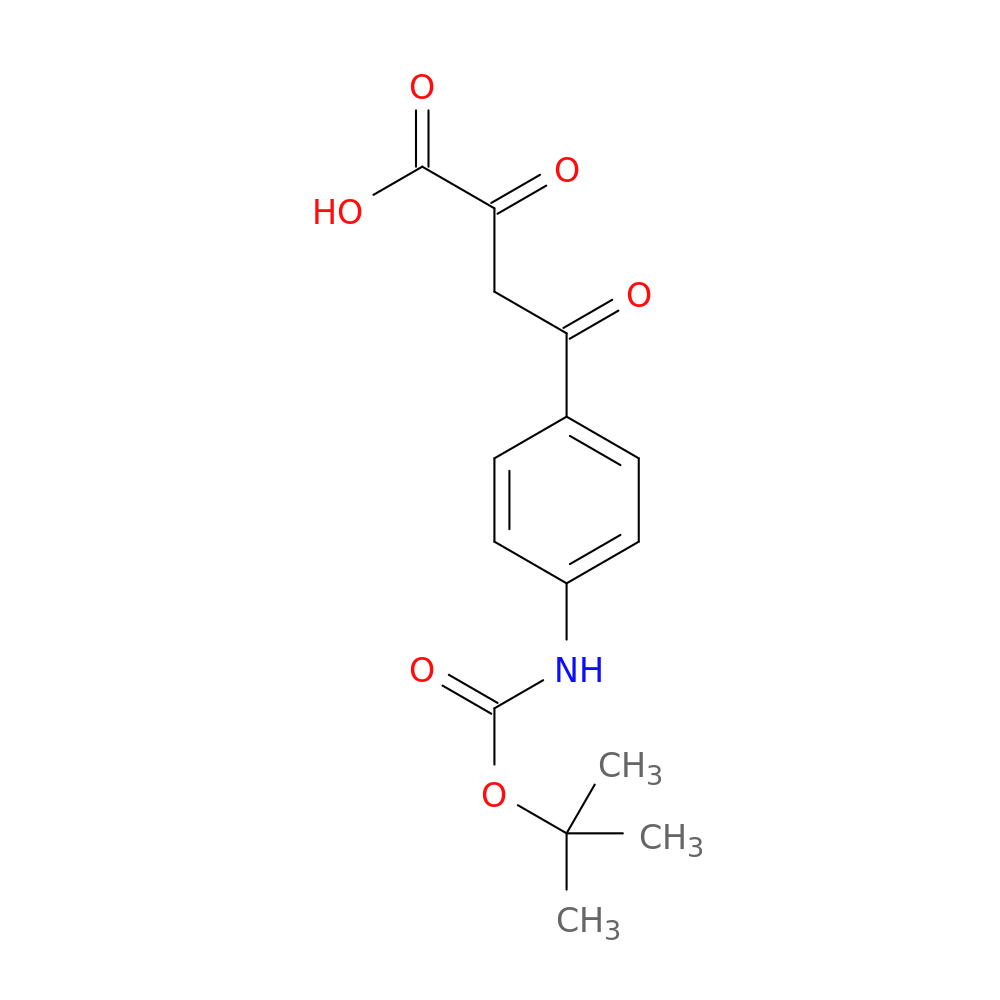 4-(4-{[(tert-butoxy)carbonyl]amino}phenyl)-2,4-dioxobutanoic acid