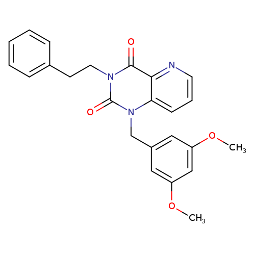 1-[(3,5-dimethoxyphenyl)methyl]-3-(2-phenylethyl)-1H,2H,3H,4H-pyrido[3,2-d]pyrimidine-2,4-dione