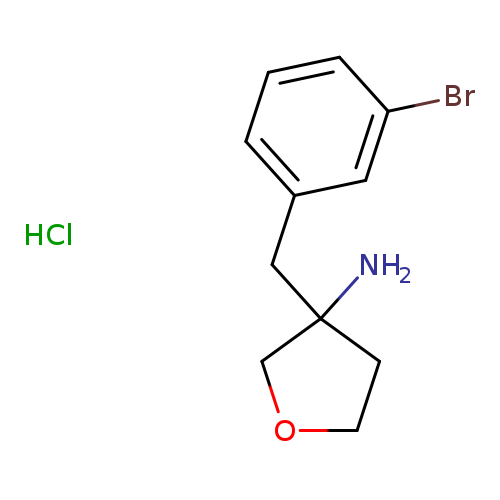 3-[(3-bromophenyl)methyl]oxolan-3-amine hydrochloride