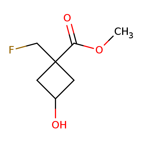 methyl1-(fluoromethyl)-3-hydroxycyclobutane-1-carboxylate,Mixtureofdiastereomers