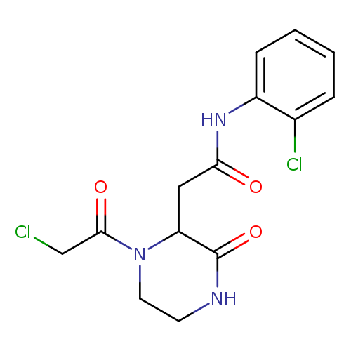 2-[1-(Chloroacetyl)-3-oxopiperazin-2-yl]-n-(2-chlorophenyl)acetamide