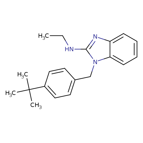 1-[(4-tert-butylphenyl)methyl]-N-ethyl-1H-1,3-benzodiazol-2-amine