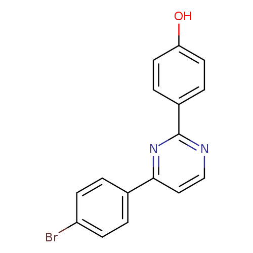 4-[4-(4-bromophenyl)pyrimidin-2-yl]phenol