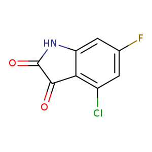 4-Chloro-6-fluoro-2,3-dihydro-1H-indole-2,3-dione