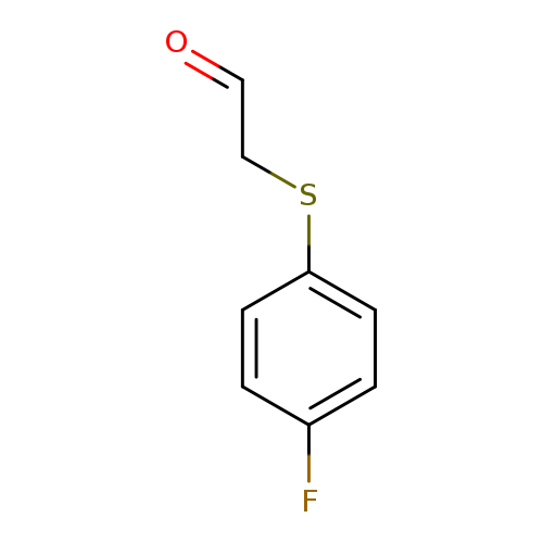 2-[(4-FLUOROPHENYL)SULFANYL]ACETALDEHYDE