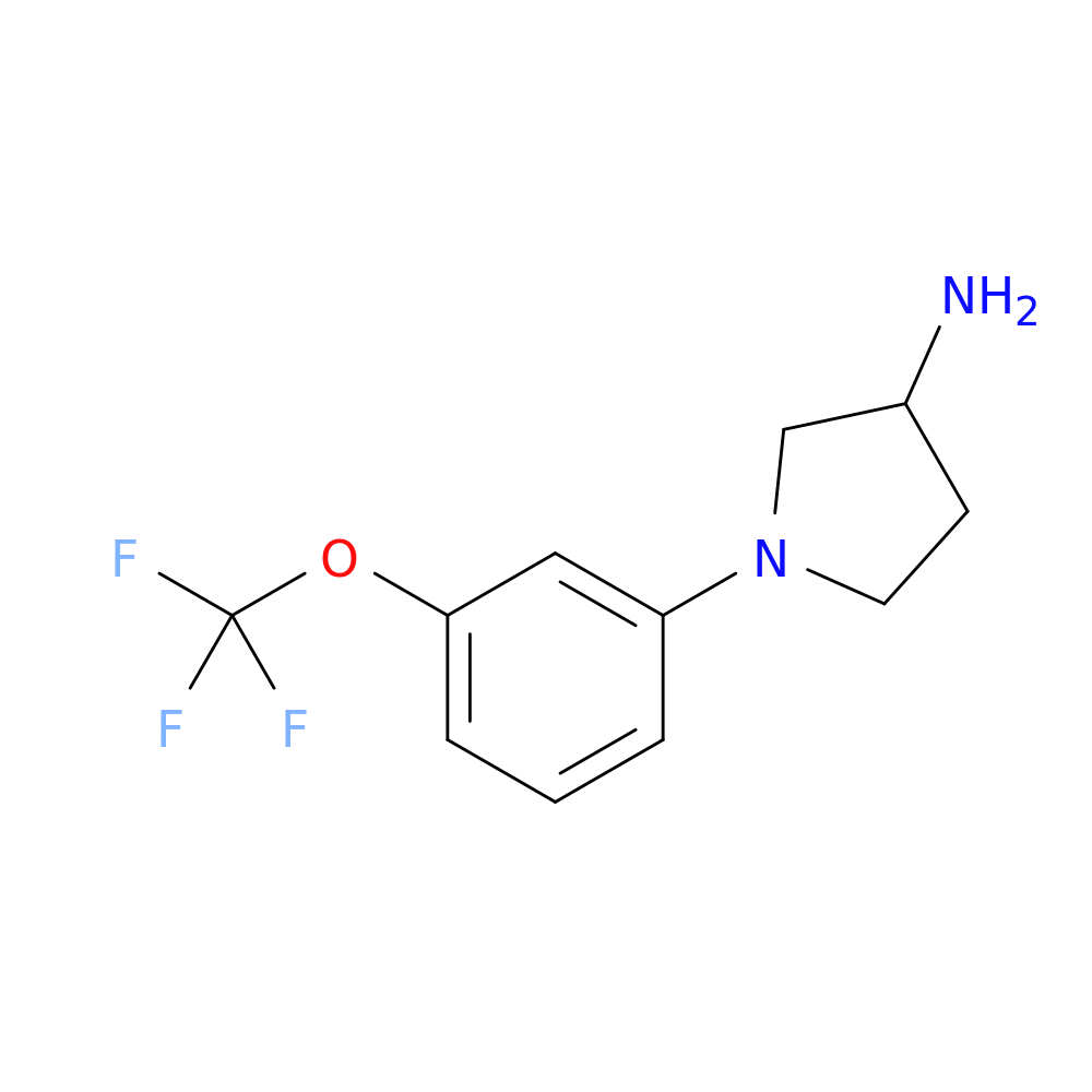 1-[3-(trifluoromethoxy)phenyl]pyrrolidin-3-amine