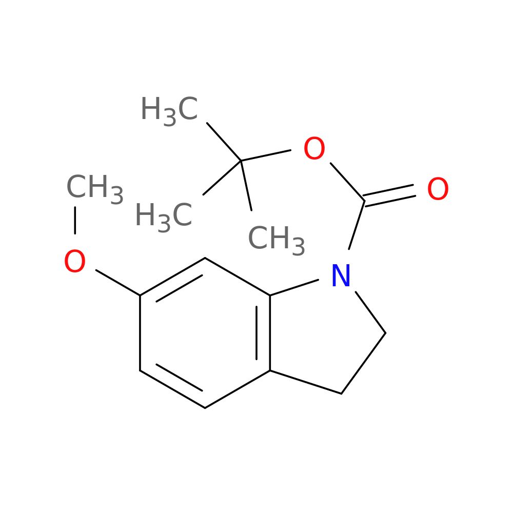 tert-Butyl 6-methoxyindoline-1-carboxylate