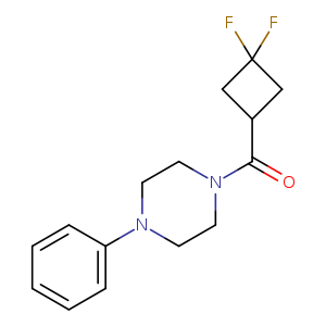 1-(3,3-difluorocyclobutanecarbonyl)-4-phenylpiperazine