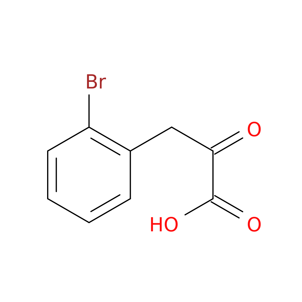 3-(2-bromophenyl)-2-oxopropanoic acid