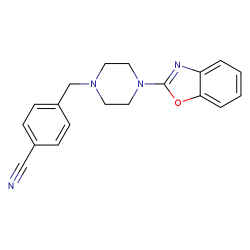 4-{[4-(1,3-benzoxazol-2-yl)piperazin-1-yl]methyl}benzonitrile