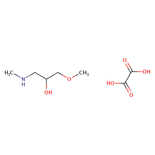 (2-hydroxy-3-methoxypropyl)(methyl)amine, oxalic acid