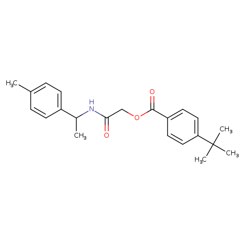 {[1-(4-methylphenyl)ethyl]carbamoyl}methyl 4-tert-butylbenzoate