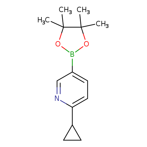 2-Cyclopropyl-5-(4,4,5,5-tetramethyl-1,3,2-dioxaborolan-2-yl)pyridine