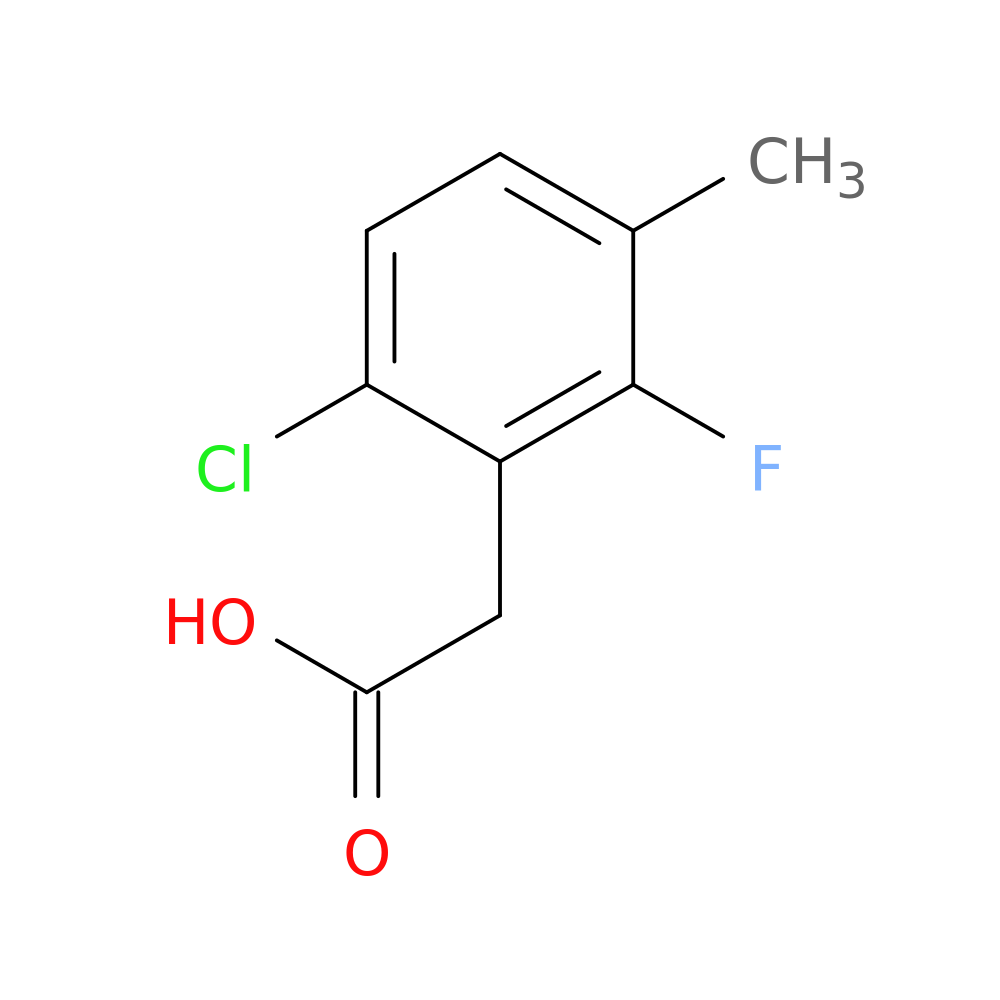 2-(6-Chloro-2-fluoro-3-methylphenyl)acetic acid