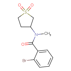 2-bromo-N-(1,1-dioxo-1??-thiolan-3-yl)-N-methylbenzamide