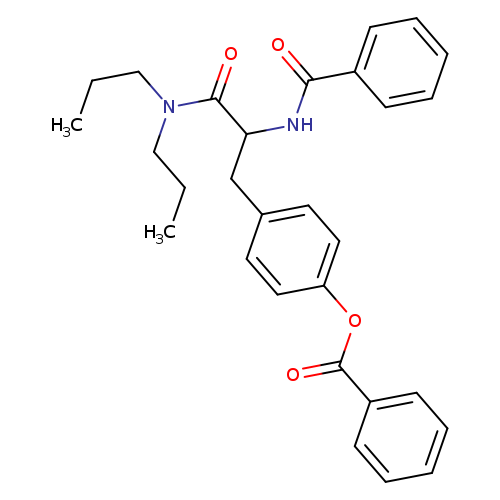 4-(2-Benzamido-3-(dipropylamino)-3-oxopropyl)phenyl benzoate