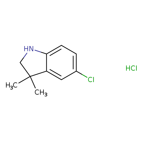 5-chloro-3,3-dimethyl-2,3-dihydro-1H-indole hydrochloride
