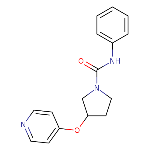 N-phenyl-3-(pyridin-4-yloxy)pyrrolidine-1-carboxamide