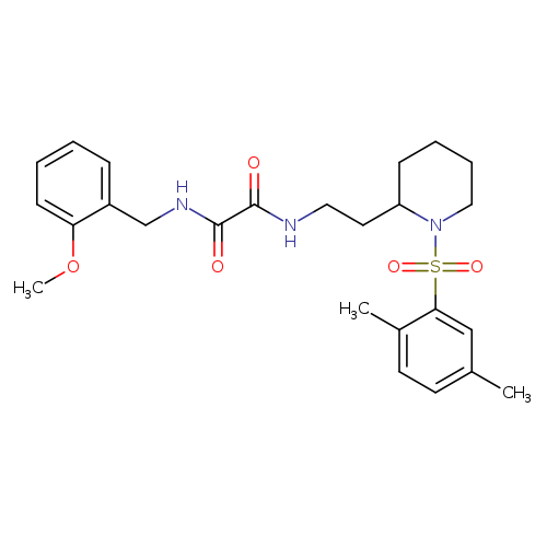 N-{2-[1-(2,5-dimethylbenzenesulfonyl)piperidin-2-yl]ethyl}-N'-[(2-methoxyphenyl)methyl]ethanediamide