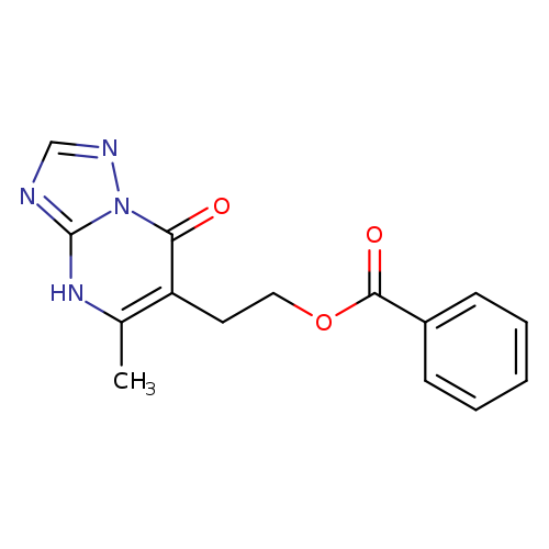 2-{5-methyl-7-oxo-4H,7H-[1,2,4]triazolo[1,5-a]pyrimidin-6-yl}ethyl benzoate