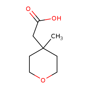 2H-Pyran-4-acetic acid, tetrahydro-4-methyl-