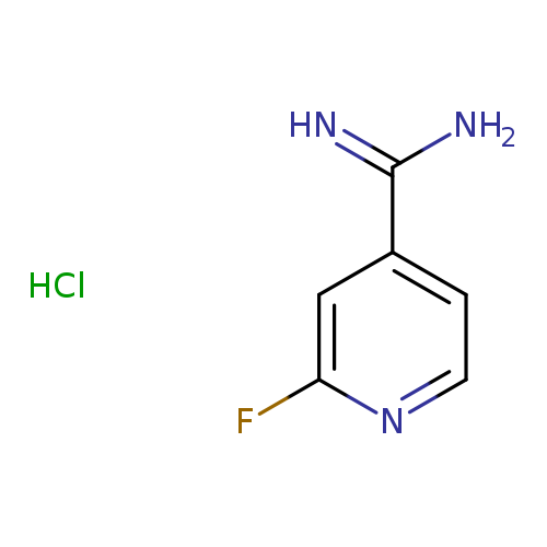 2-fluoropyridine-4-carboximidamide hydrochloride