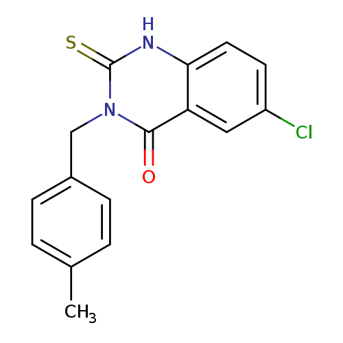 6-Chloro-3-(4-methyl-benzyl)-2-thioxo-2,3-dihydro-1H-quinazolin-4-one