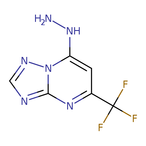 7-hydrazinyl-5-(trifluoromethyl)-[1,2,4]triazolo[1,5-a]pyrimidine