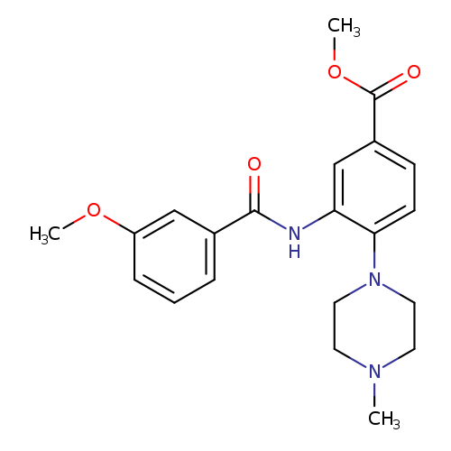 3-[(3-Methoxybenzoyl)amino]-4-(4-methyl-1-piperazinyl)benzoic Acid Methyl Ester