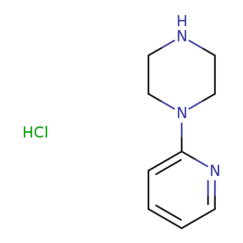 Piperazine, 1-(2-pyridinyl)-, hydrochloride (1:1)