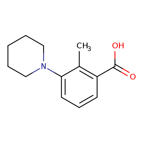 2-Methyl-3-(1-piperidinyl)benzoic Acid