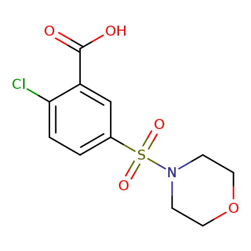 2-CHLORO-5-(MORPHOLINE-4-SULFONYL)-BENZOIC ACID