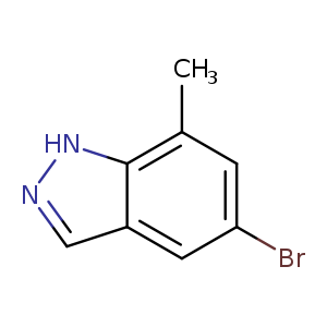 1H-Indazole, 5-bromo-7-methyl-