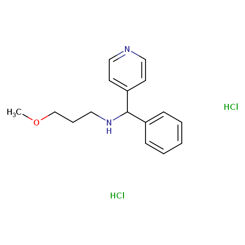 (3-METHOXY-PROPYL)-(PHENYL-PYRIDIN-4-YL-METHYL)-AMINE DIHYDROCHLORIDE