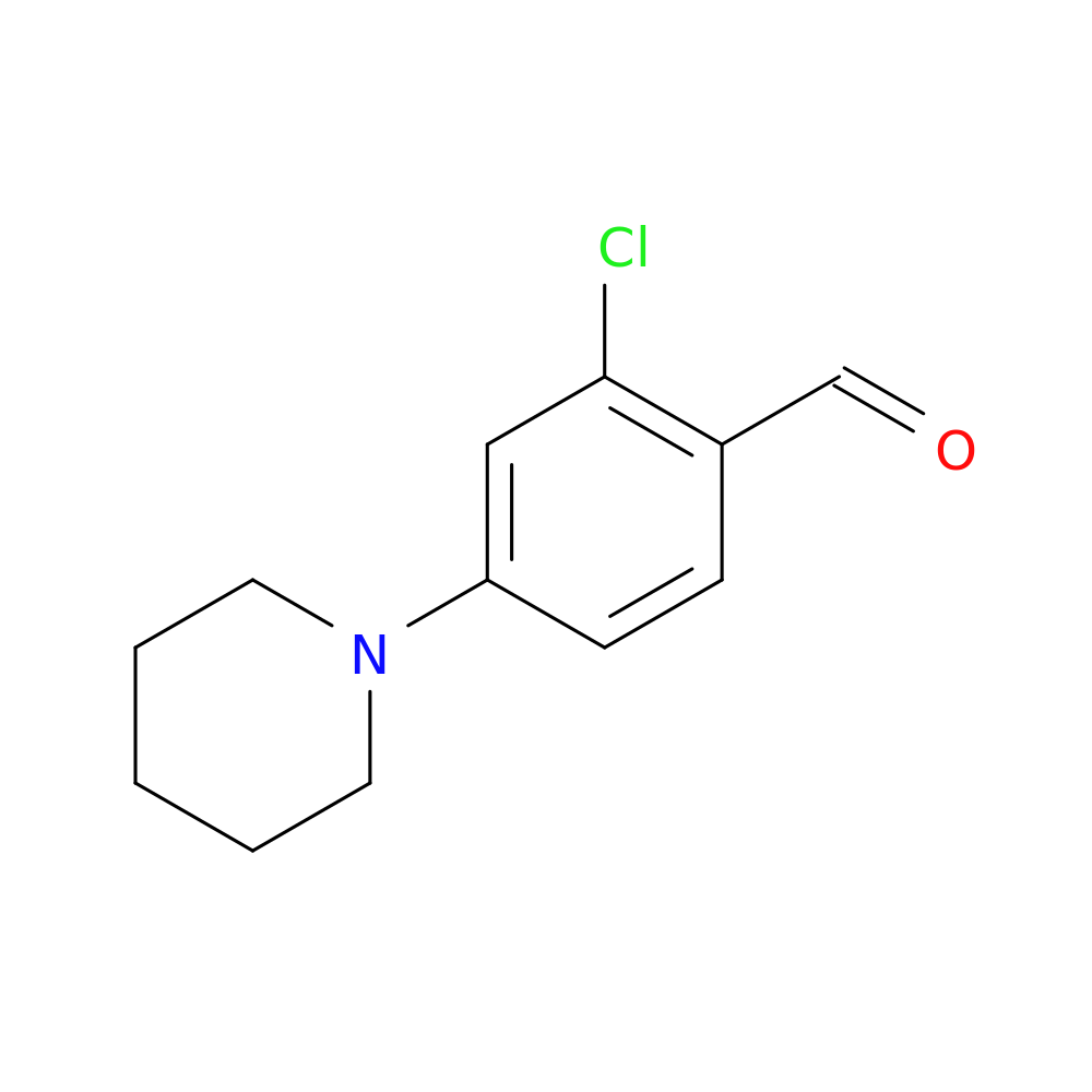 2-Chloro-4-(piperidino)benzaldehyde