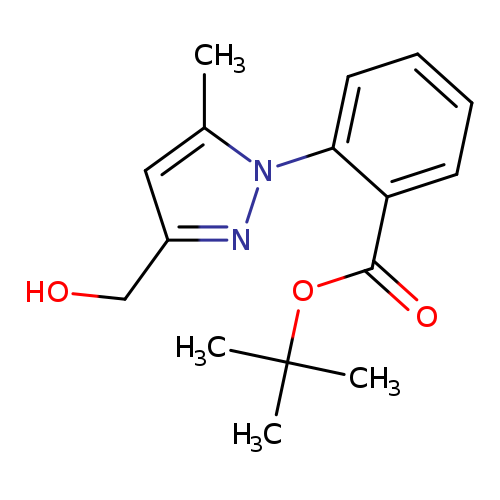 tert-Butyl 2-(3-(hydroxymethyl)-5-methyl-1H-pyrazol-1-yl)benzoate