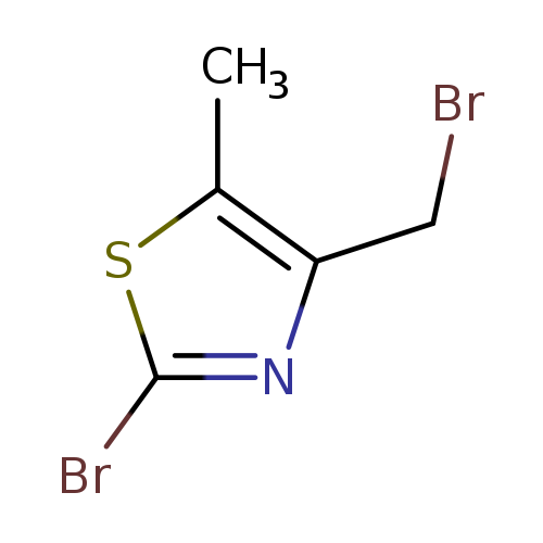 2-bromo-4-(bromomethyl)-5-methyl-1,3-thiazole