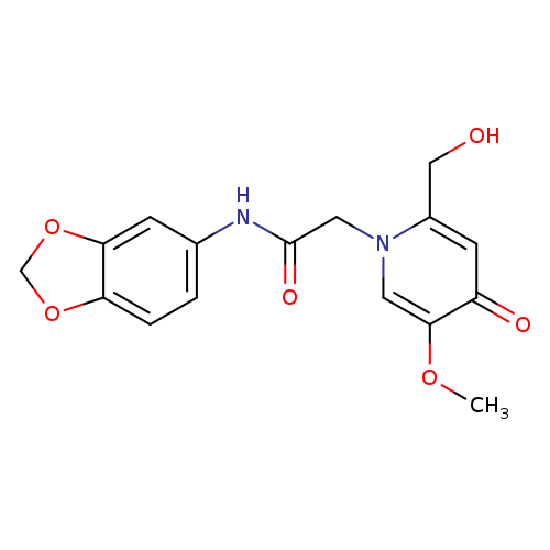 N-(2H-1,3-benzodioxol-5-yl)-2-[2-(hydroxymethyl)-5-methoxy-4-oxo-1,4-dihydropyridin-1-yl]acetamide