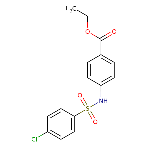 ethyl 4-{[(4-chlorophenyl)sulfonyl]amino}benzoate