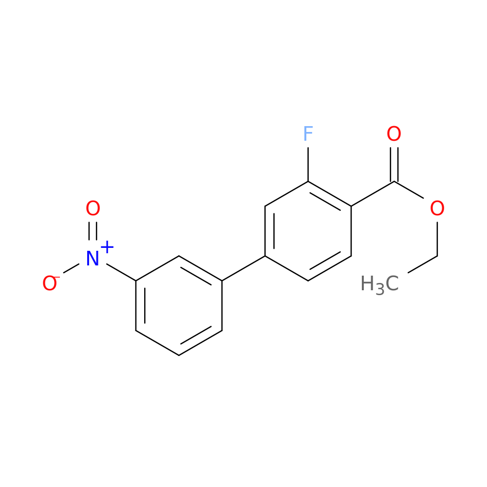 Ethyl 2-fluoro-4-(3-nitrophenyl)benzoate
